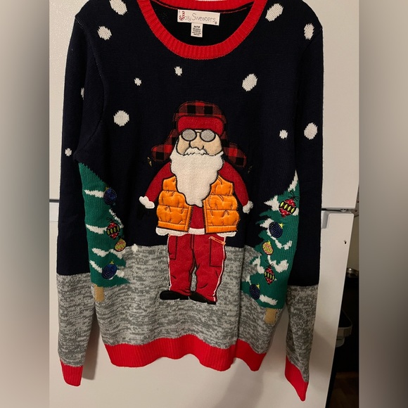 jolly sweater Other - Men's Jolly Sweaters Hunting Santa‎ "UGLY" Christmas Sweater Acrylic Size Medium
